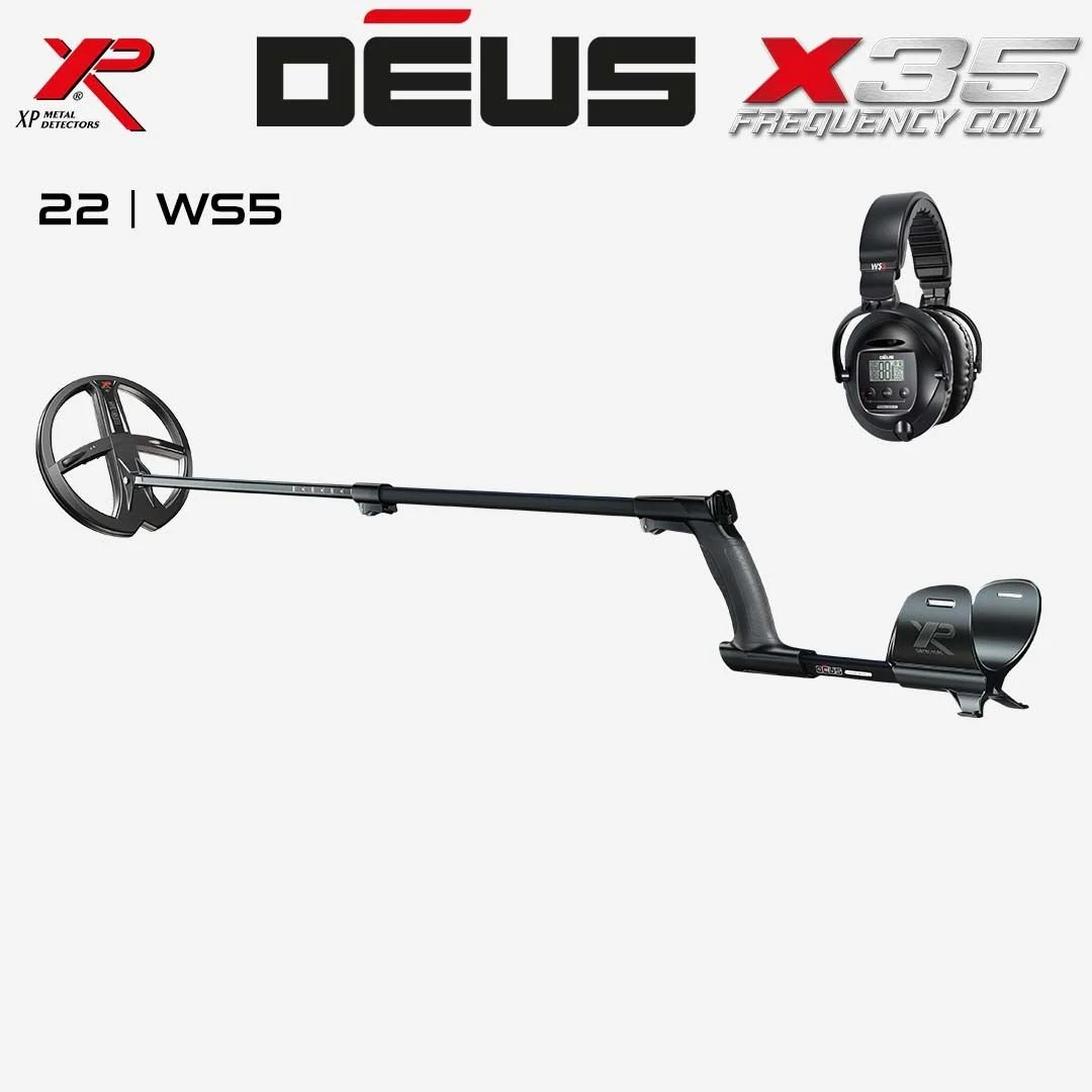 Deus Dedektör - 22,5cm X35 Başlık, WS5 Kulaklık